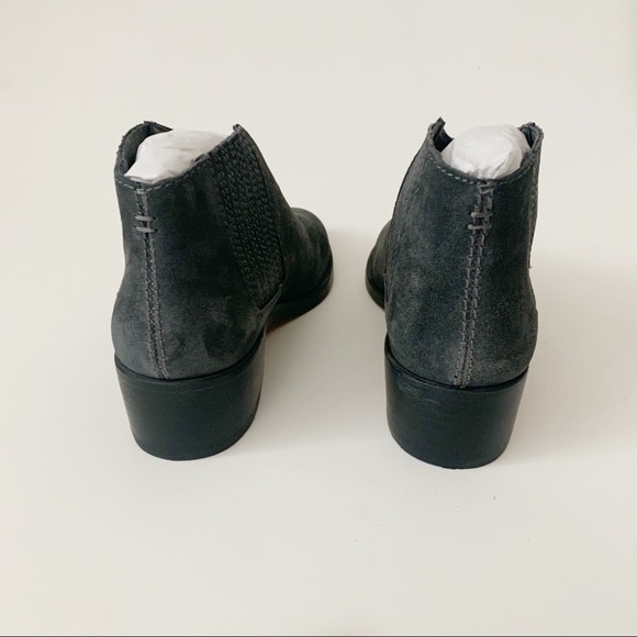 Dolce Vita Towne Ankle Boot Gray Leather - Picture 5 of 8